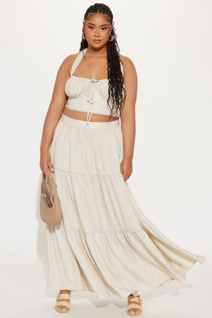 Conjunto de Falda Larga y Corset Estilo Campestre - Image 4