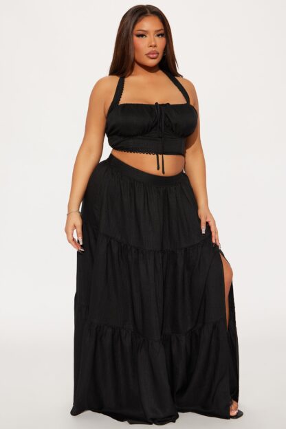 Conjunto de Falda Larga y Corset Estilo Campestre - Image 10